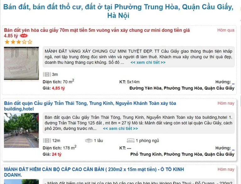 Danh sách 200+ website đăng tin bất động sản hiệu quả 2024