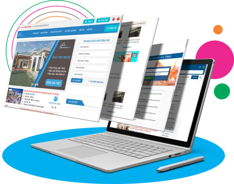 Danh sách website BĐS uy tín trên phần mềm vBDS